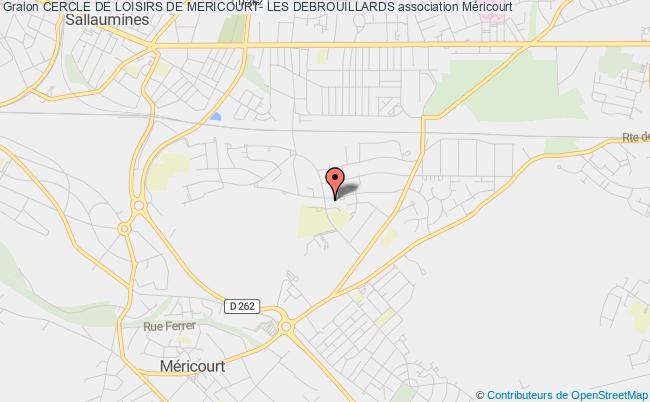 plan association Cercle De Loisirs De Mericourt- Les Debrouillards Méricourt