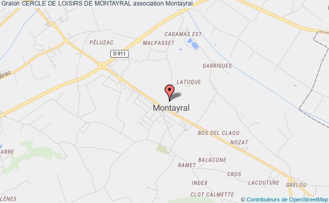 plan association Cercle De Loisirs De Montayral Montayral