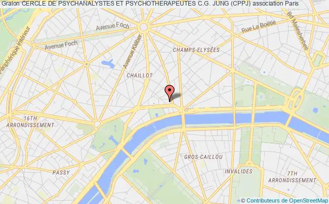 plan association Cercle De Psychanalystes Et Psychotherapeutes C.g. Jung (cppj) Paris 16e