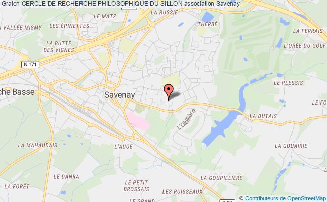 plan association Cercle De Recherche Philosophique Du Sillon Savenay
