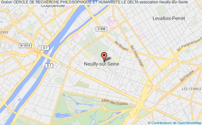 plan association Cercle De Recherche Philosophique Et Humaniste Le Delta Neuilly-sur-Seine