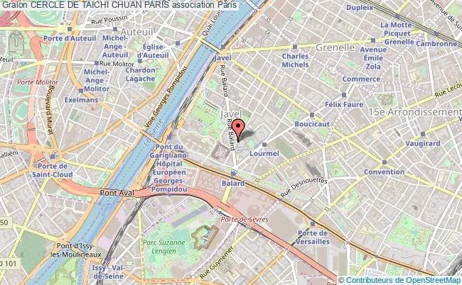 plan association Cercle De Taichi Chuan Paris Paris