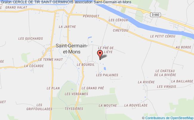 plan association Cercle De Tir Saint Germinois Saint-Germain-et-Mons