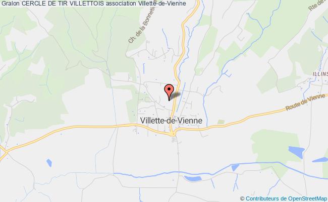 plan association Cercle De Tir Villettois Villette-de-Vienne