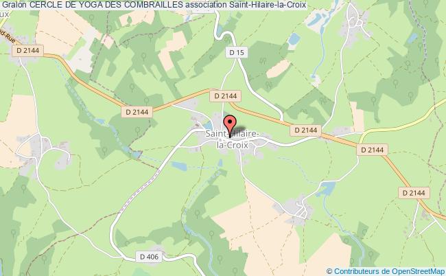 plan association Cercle De Yoga Des Combrailles Saint-Hilaire-la-Croix