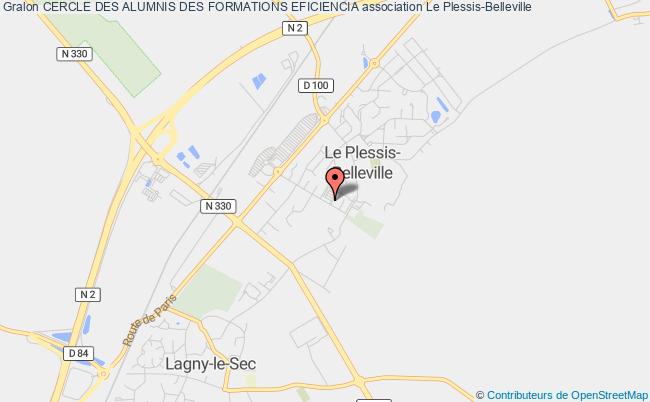plan association Cercle Des Alumnis Des Formations Eficiencia Plessis-Belleville