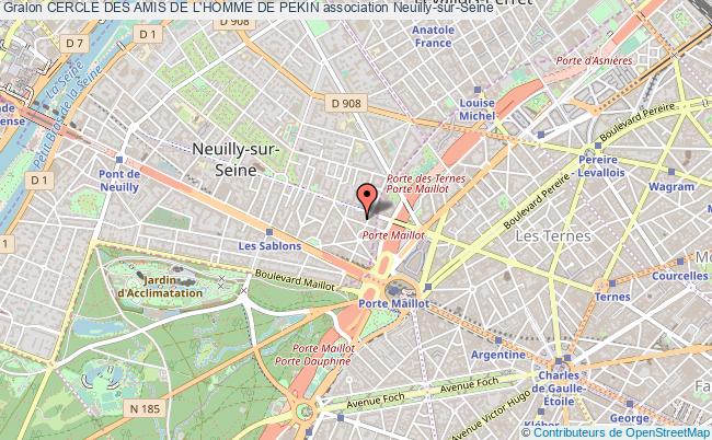 plan association Cercle Des Amis De L'homme De Pekin Neuilly-sur-Seine