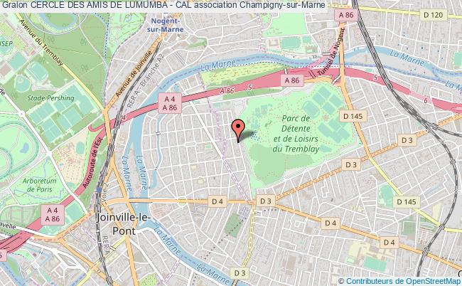 plan association Cercle Des Amis De Lumumba - Cal Champigny-sur-Marne