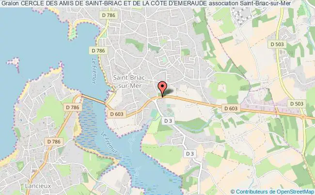 plan association Cercle Des Amis De Saint-briac Et De La CÔte D'emeraude Saint-Briac-sur-Mer