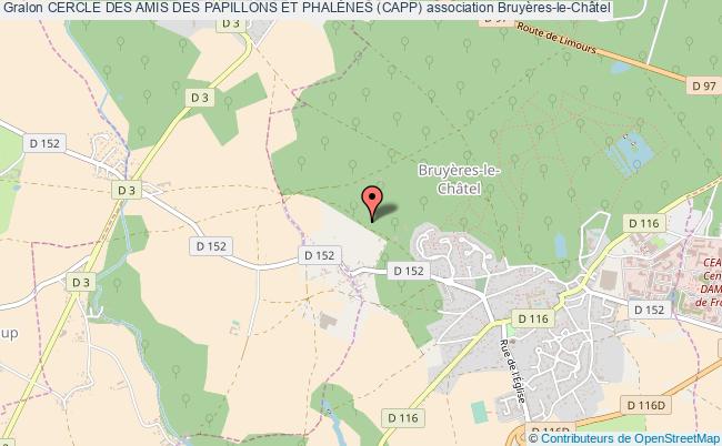 plan association Cercle Des Amis Des Papillons Et PhalÈnes (capp) Bruyères-le-Châtel