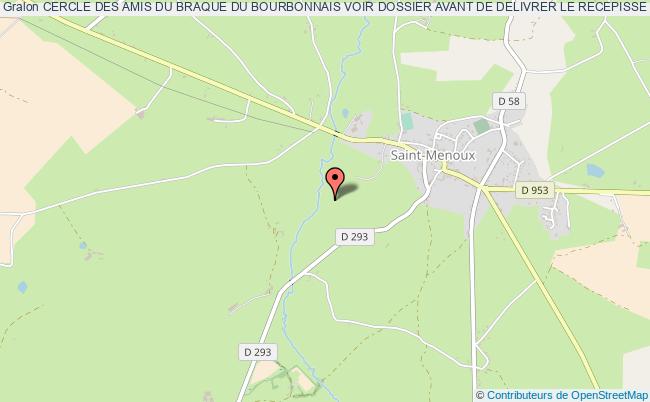 plan association Cercle Des Amis Du Braque Du Bourbonnais Voir Dossier Avant De Delivrer Le Recepisse Saint-Menoux