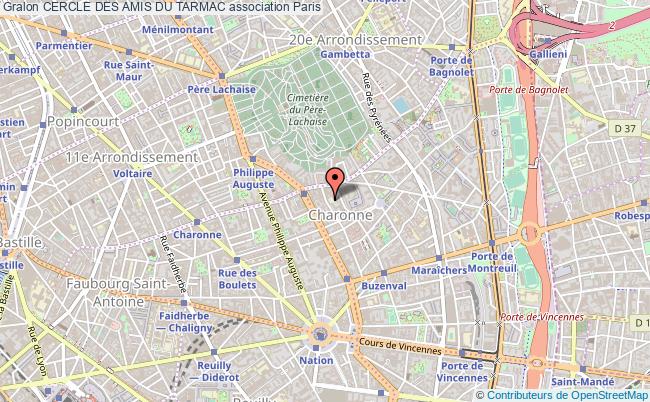 plan association Cercle Des Amis Du Tarmac Paris