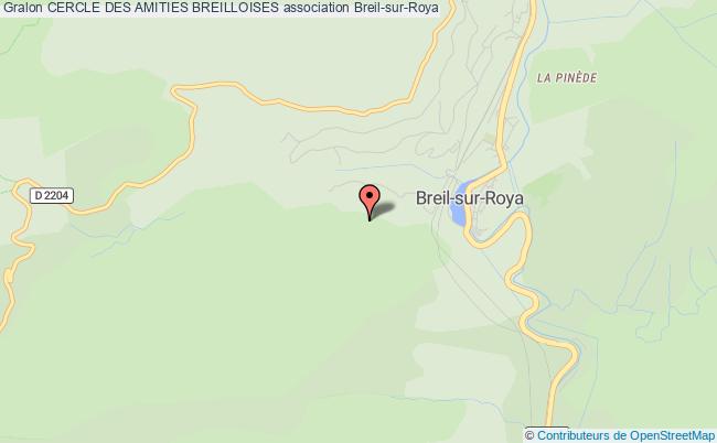plan association Cercle Des Amities Breilloises Breil-sur-Roya