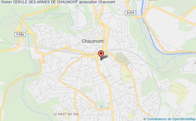 plan association Cercle Des Armes De Chaumont Chaumont
