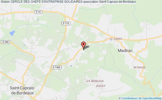 plan association Cercle Des Chefs D'entreprise Solidaires Saint-Caprais-de-Bordeaux