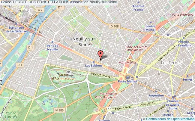 plan association Cercle Des Constellations Neuilly-sur-Seine