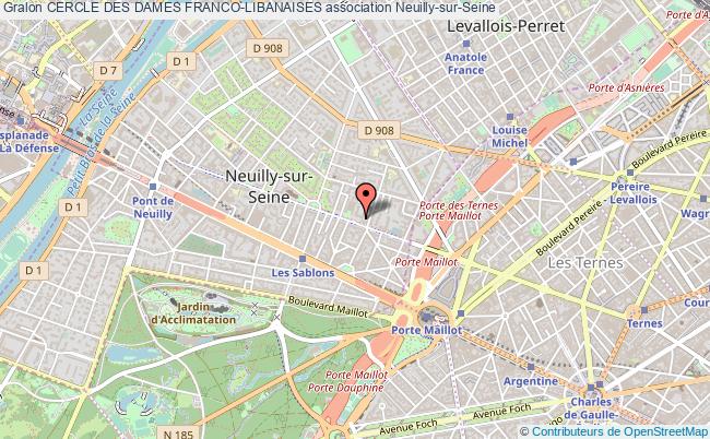 plan association Cercle Des Dames Franco-libanaises Neuilly-sur-Seine