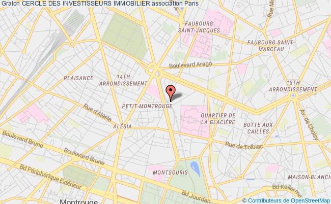 plan association Cercle Des Investisseurs Immobilier Paris