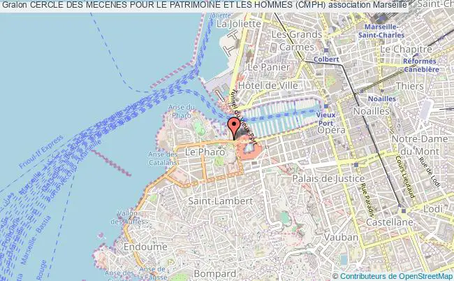 plan association Cercle Des Mecenes Pour Le Patrimoine Et Les Hommes (cmph) Marseille