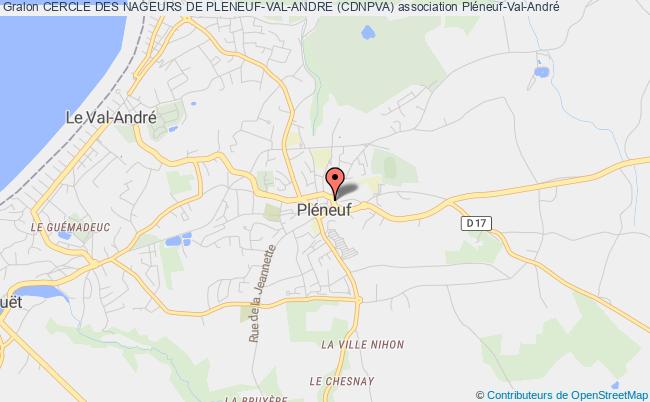 plan association Cercle Des Nageurs De Pleneuf-val-andre (cdnpva) 