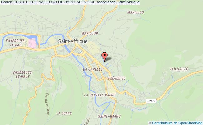 plan association Cercle Des Nageurs De Saint-affrique Saint-Affrique