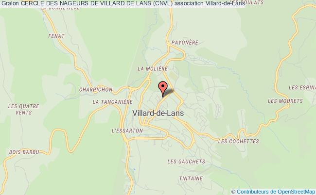 plan association Cercle Des Nageurs De Villard De Lans (cnvl) Villard-de-Lans