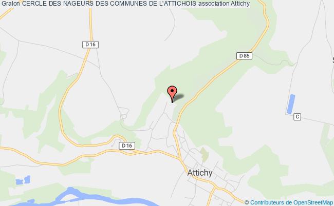 plan association Cercle Des Nageurs Des Communes De L'attichois Attichy