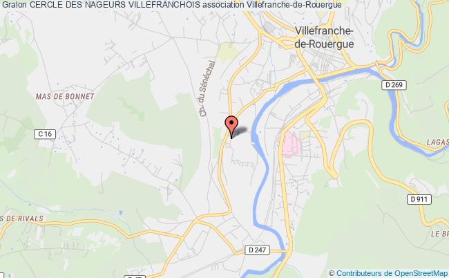plan association Cercle Des Nageurs Villefranchois Villefranche-de-Rouergue