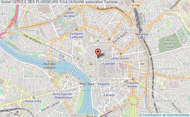 plan association Cercle Des Plongeurs Toulousains Toulouse