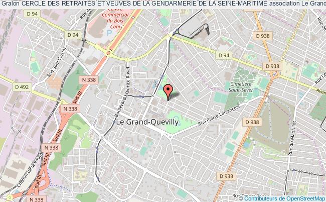plan association Cercle Des RetraitÉs Et Veuves De La Gendarmerie De La Seine-maritime Le Grand-Quevilly
