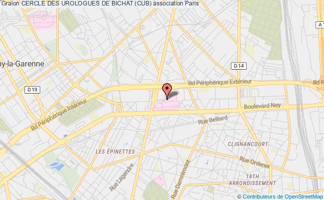 plan association Cercle Des Urologues De Bichat (cub) Paris
