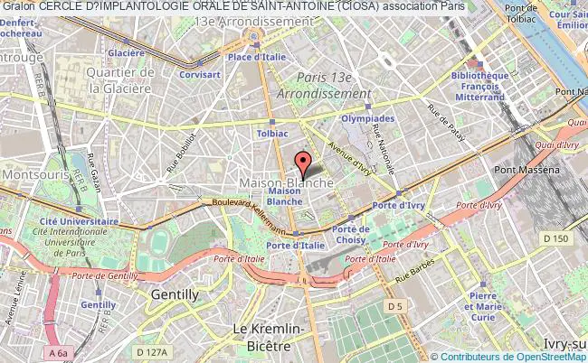 plan association Cercle D?implantologie Orale De Saint-antoine (ciosa) Paris