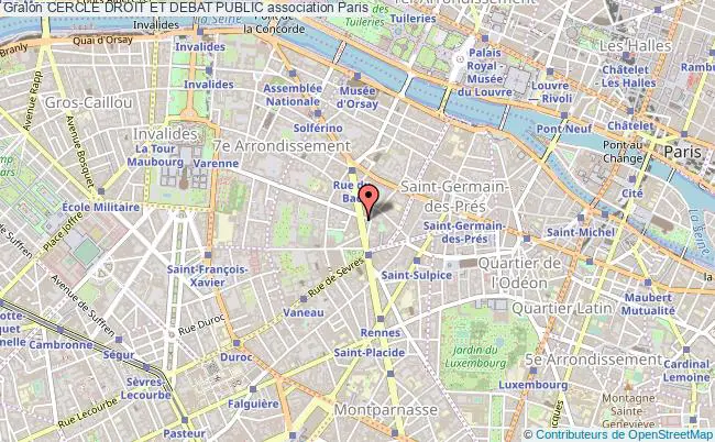 plan association Cercle Droit Et Debat Public Paris