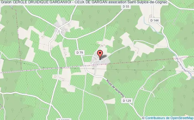 plan association Cercle Druidique Garganiioi - Ceux De Gargan Saint-Sulpice-de-Cognac