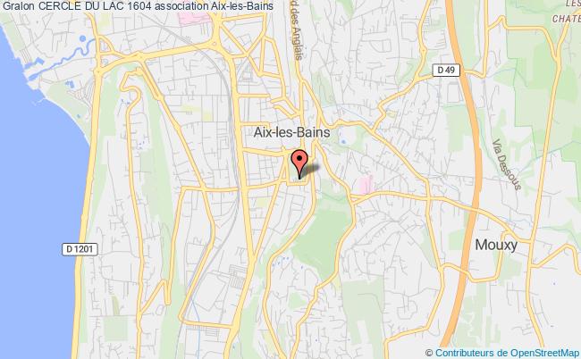 plan association Cercle Du Lac 1604 Aix-les-Bains