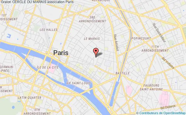 plan association Cercle Du Marais Paris