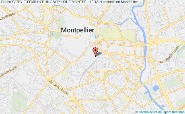 plan association Cercle Feminin Philosophique Montpellierain Montpellier