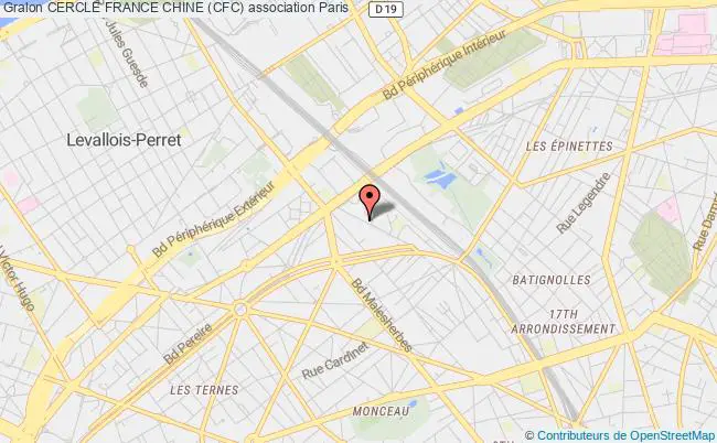 plan association Cercle France Chine (cfc) Paris
