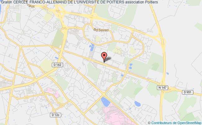 plan association Cercle Franco-allemand De L'universite De Poitiers Poitiers