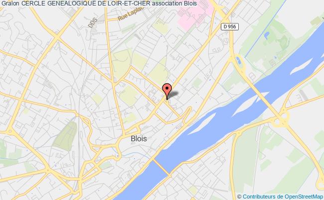 plan association Cercle Genealogique De Loir-et-cher Blois