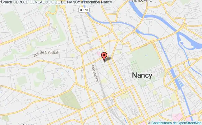 plan association Cercle Genealogique De Nancy Nancy