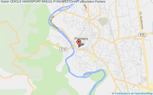 plan association Cercle Handisport Ariege-pyrenees (chap) Pamiers