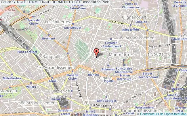 plan association Cercle Hermetique-hermeneutique Paris