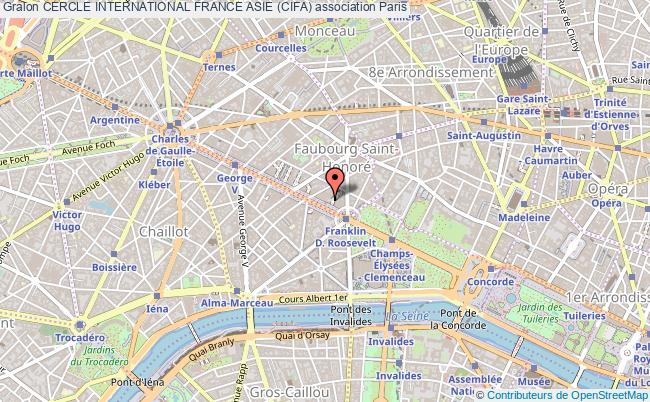 plan association Cercle International France Asie (cifa) Paris