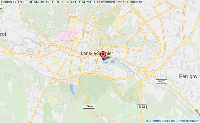 plan association Cercle Jean-jaures De Lons-le-saunier Lons-le-Saunier