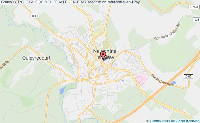 plan association Cercle LaÏc De NeufchÂtel-en-bray Neufchâtel-en-Bray