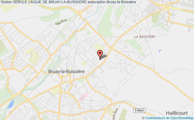 plan association Cercle Laique De Bruay-la-buissiere Bruay-la-Buissière