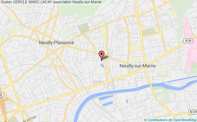 plan association Cercle Marc Lacay Neuilly-sur-Marne