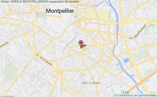 plan association Cercle Montpellierain Montpellier