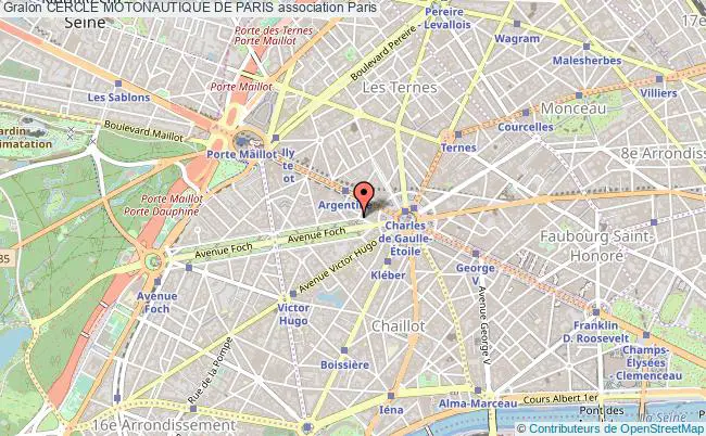plan association Cercle Motonautique De Paris Paris